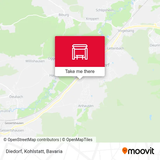 Diedorf, Kohlstatt map