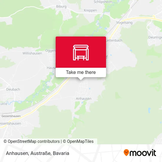 Карта Anhausen, Austraße