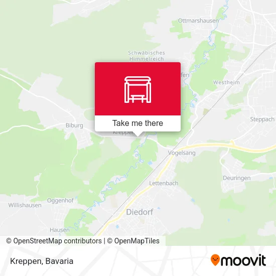 Карта Kreppen