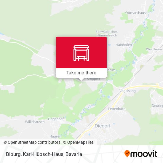 Biburg, Karl-Hübsch-Haus map