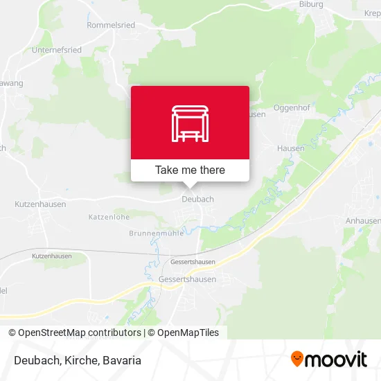 Карта Deubach, Kirche