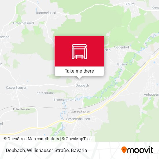 Deubach, Willishauser Straße map