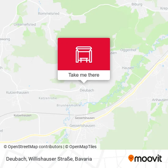 Карта Deubach, Willishauser Straße