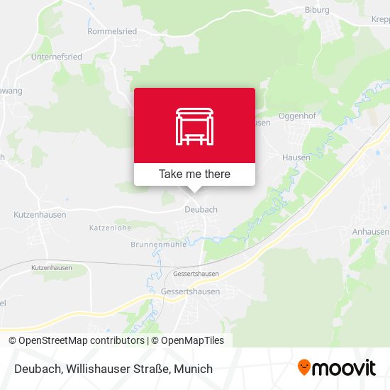 Deubach, Willishauser Straße map