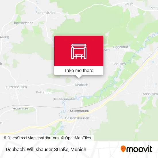 Карта Deubach, Willishauser Straße