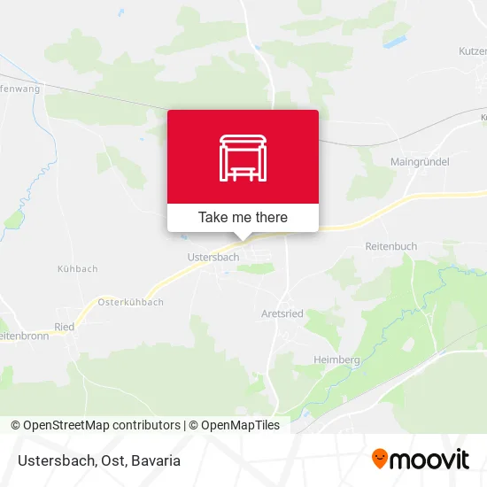 Карта Ustersbach, Ost