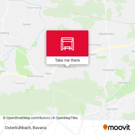 Карта Osterkühbach