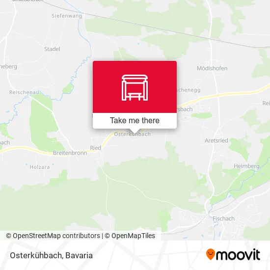 Карта Osterkühbach