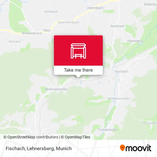 Карта Fischach, Lehnersberg