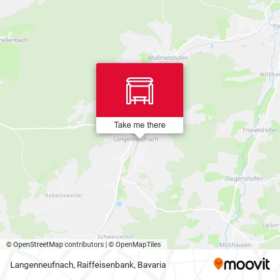 Langenneufnach, Raiffeisenbank map