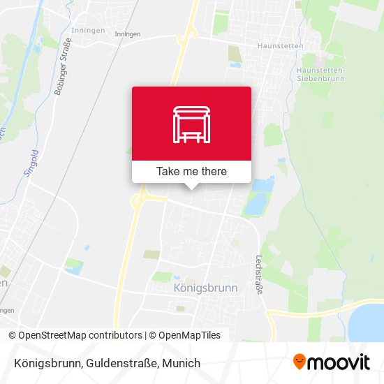 Königsbrunn, Guldenstraße map
