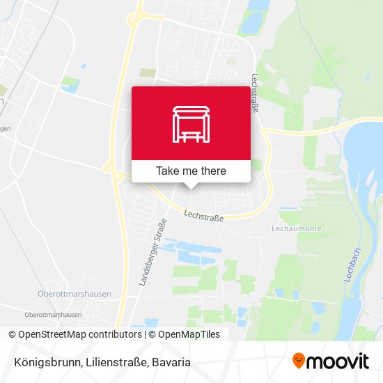 Königsbrunn, Lilienstraße map