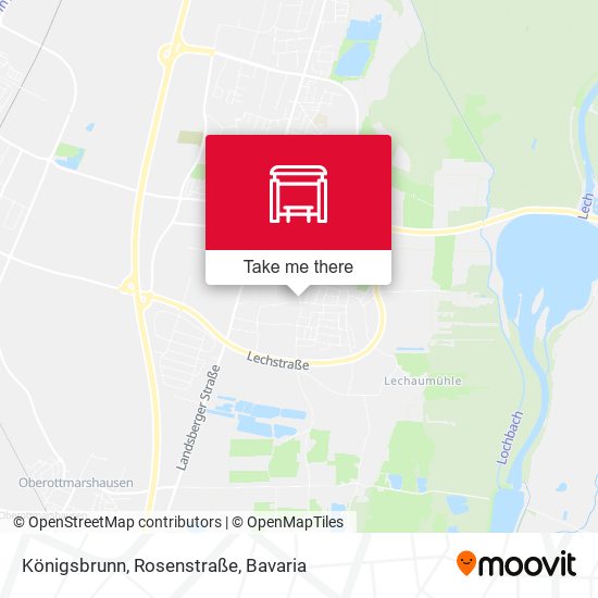 Königsbrunn, Rosenstraße map