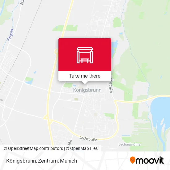 Карта Königsbrunn, Zentrum