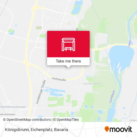 Карта Königsbrunn, Eichenplatz