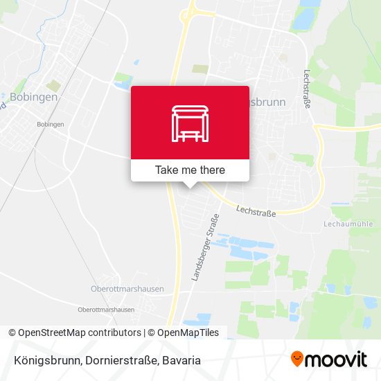 Königsbrunn, Dornierstraße map
