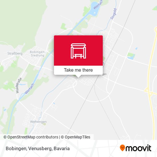 Bobingen, Venusberg map