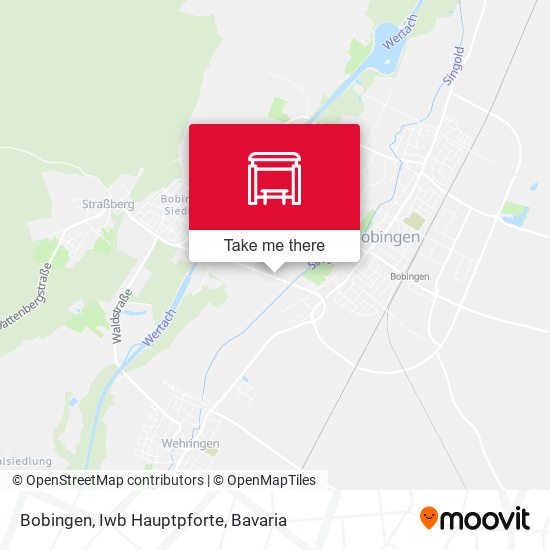 Bobingen, Iwb Hauptpforte map