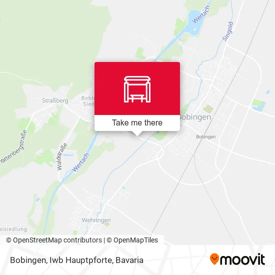Карта Bobingen, Iwb Hauptpforte
