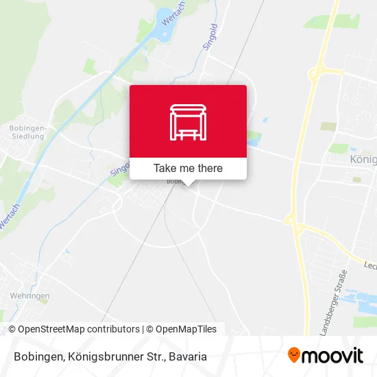 Карта Bobingen, Königsbrunner Str.