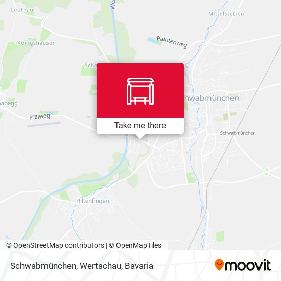 Schwabmünchen, Wertachau map