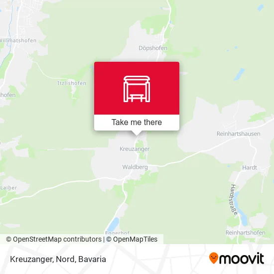 Карта Kreuzanger, Nord