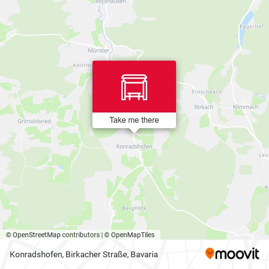 Konradshofen, Birkacher Straße map