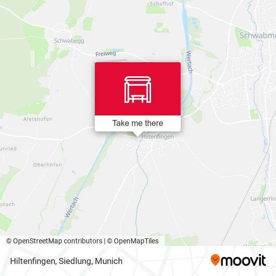 Hiltenfingen, Siedlung map