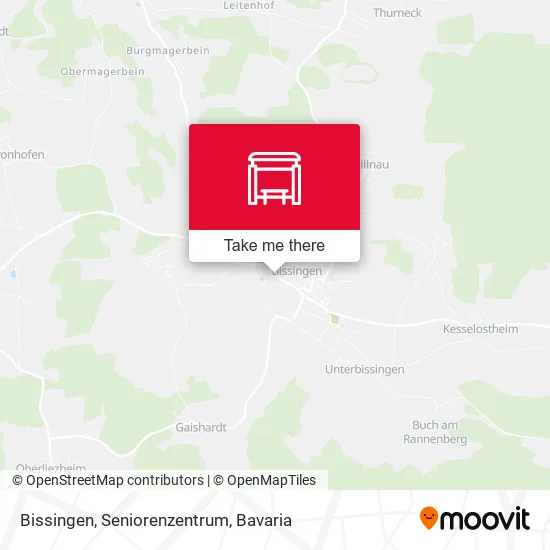 Карта Bissingen, Seniorenzentrum