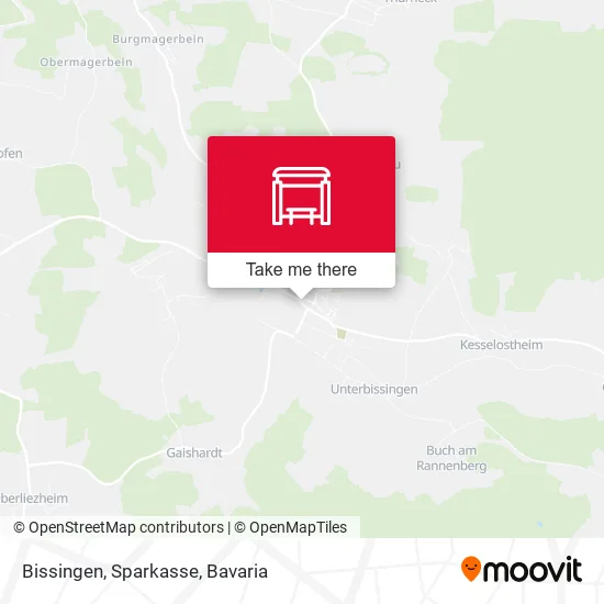 Карта Bissingen, Sparkasse