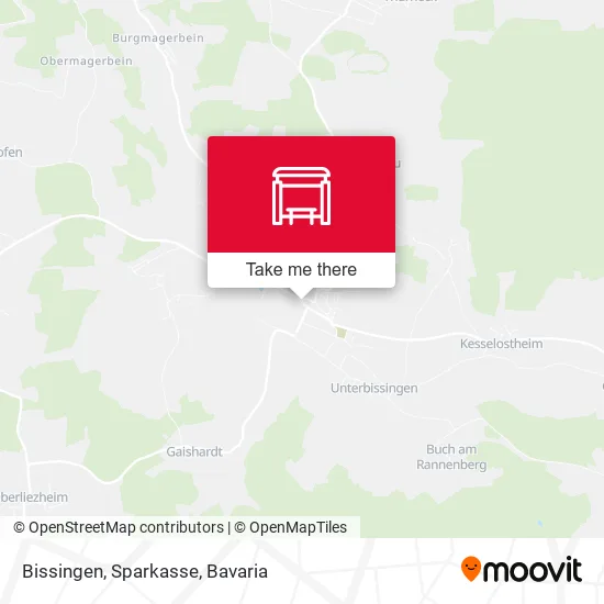Карта Bissingen, Sparkasse