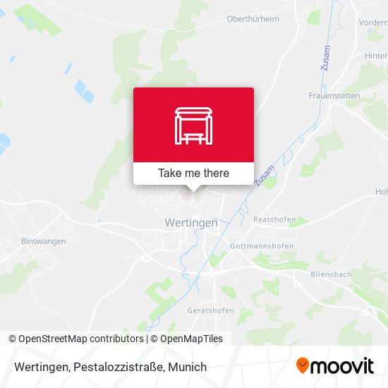 Wertingen, Pestalozzistraße map