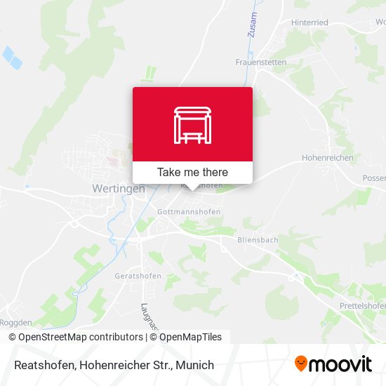 Карта Reatshofen, Hohenreicher Str.