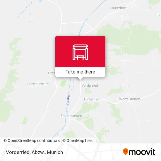 Карта Vorderried, Abzw.