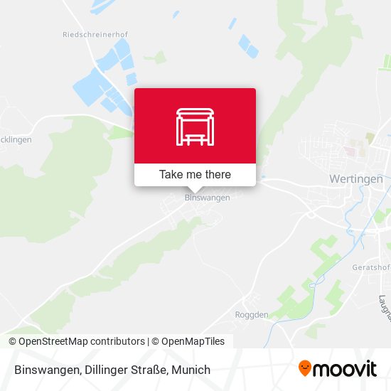 Binswangen, Dillinger Straße map