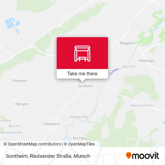 Sontheim, Riedsender Straße map