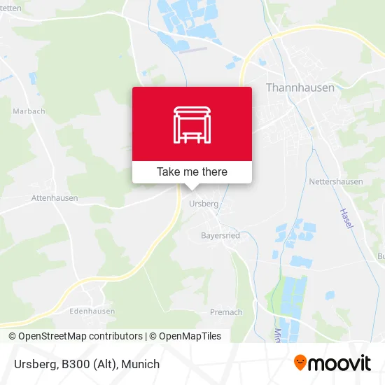 Карта Ursberg, B300 (Alt)