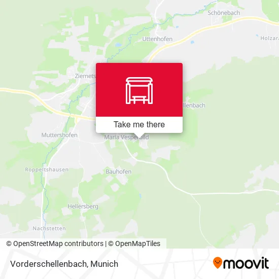 Карта Vorderschellenbach
