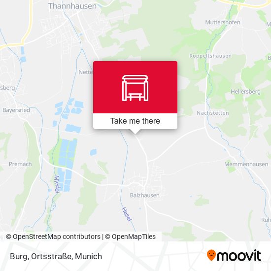 Burg, Ortsstraße map