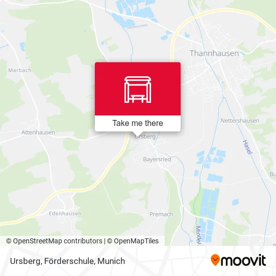 Карта Ursberg, Förderschule