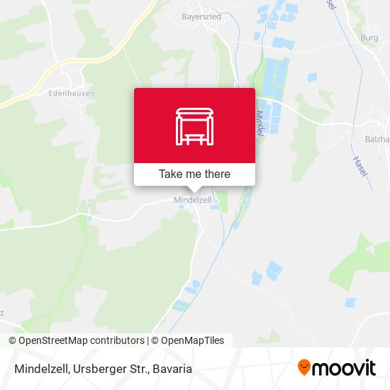 Mindelzell, Ursberger Str. map