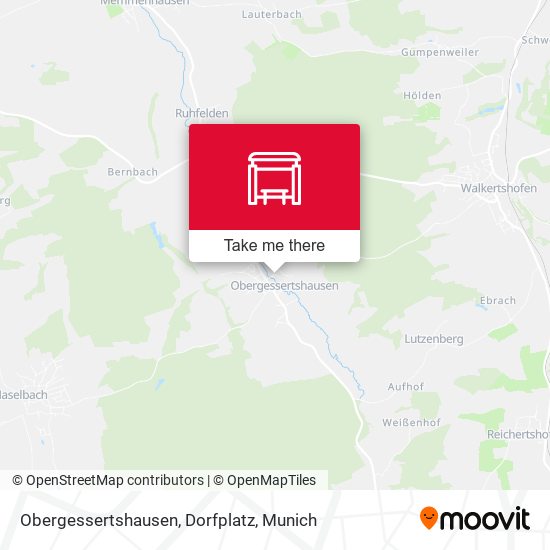 Obergessertshausen, Dorfplatz map