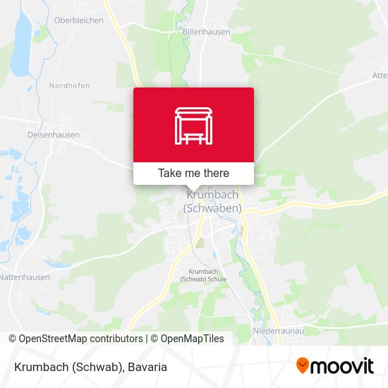 Krumbach (Schwab) map