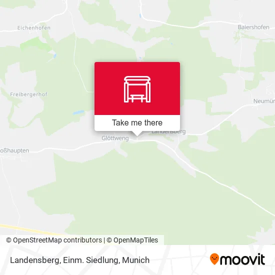 Карта Landensberg, Einm. Siedlung