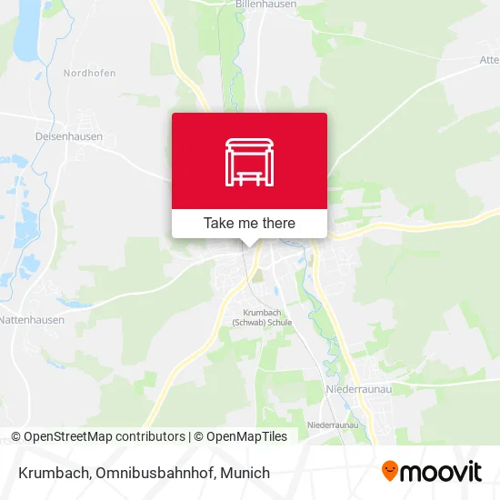 Карта Krumbach, Omnibusbahnhof