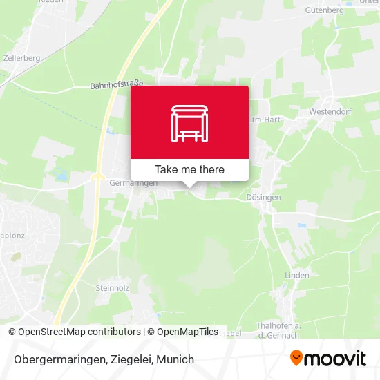 Карта Obergermaringen, Ziegelei