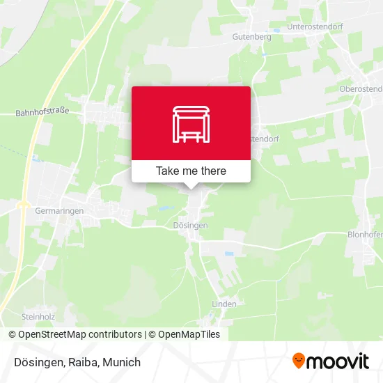 Карта Dösingen, Raiba