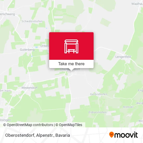Карта Oberostendorf, Alpenstr.