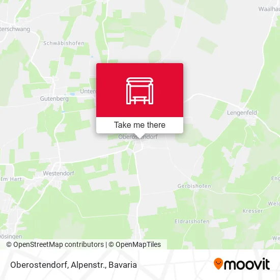 Карта Oberostendorf, Alpenstr.