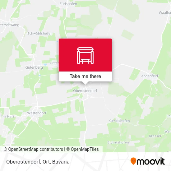 Карта Oberostendorf, Ort